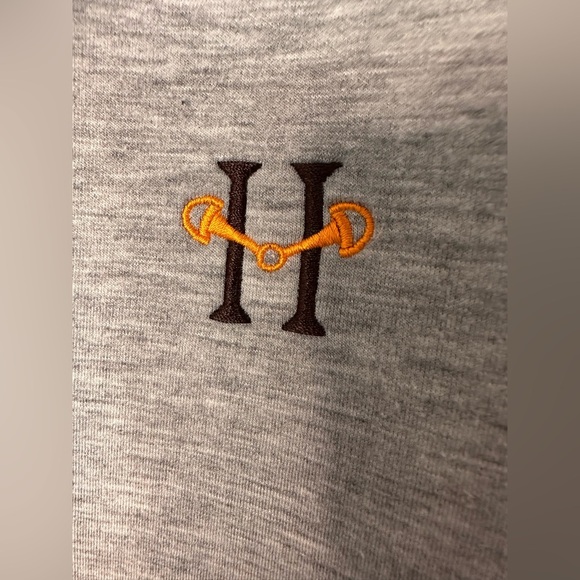 Huntley Equestrian Gray Zip Down Riding Jacket NWOT - Picture 8 of 8